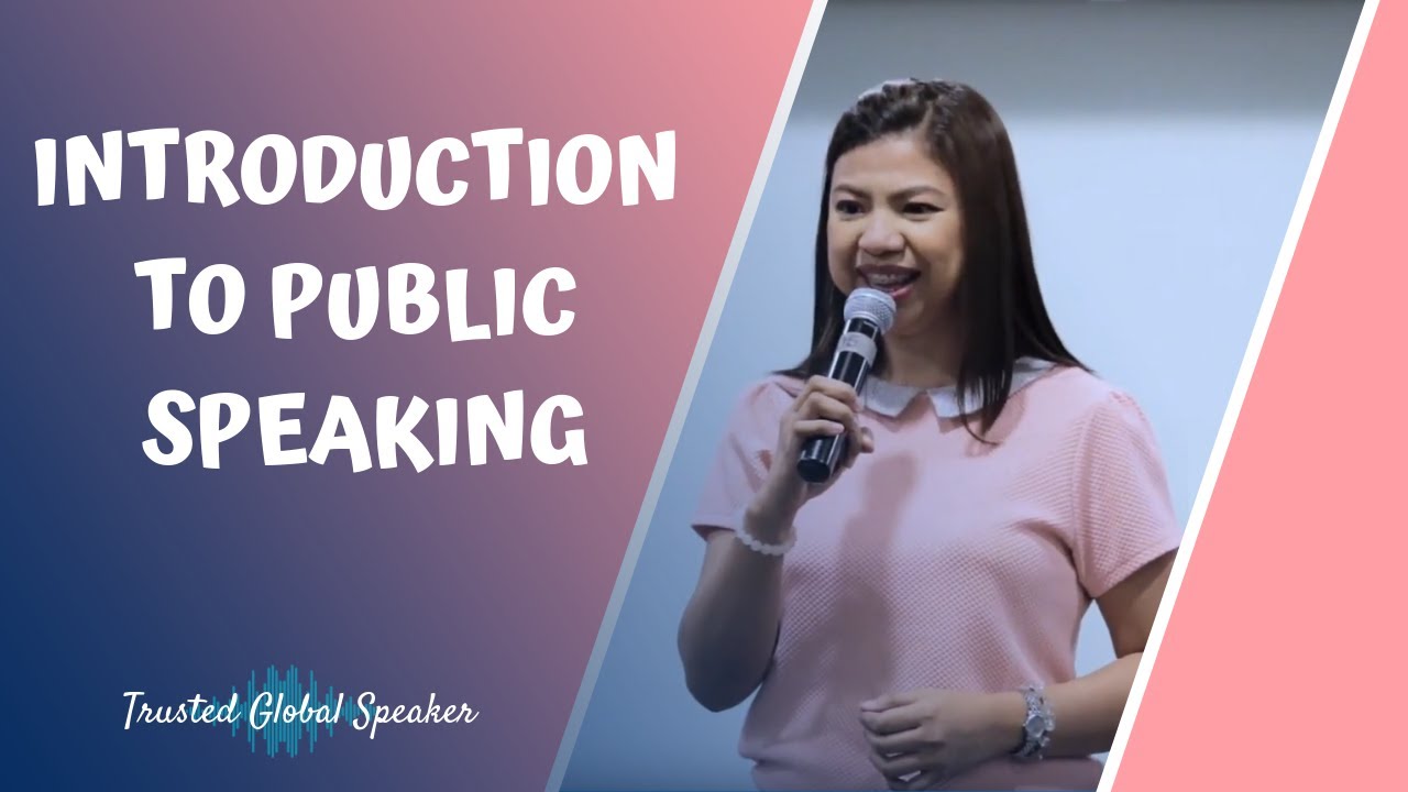 International Keynote Speaker: Introduction to Public Speaking
