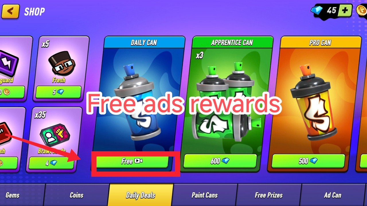 Paint Brawl Mod APK Gameplay - Free ads rewards