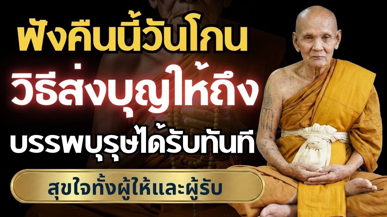 วันโกนส่งบุญให้ถึงไว วิธีทำบุญให้บรรพบุรุษได้รับทันที  #วันโกน #ทำบุญวันโกน #หลวงปู่ดู่ #วิธีแก้กรรม