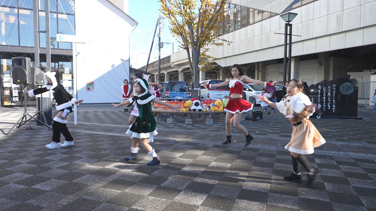 YJCダンススタジオ ③「Fun!Fun!Fun!・All I Want For Christmas Is You」 2022 1218 05,06  蔵の街とちぎ クリスマスフェスティバル