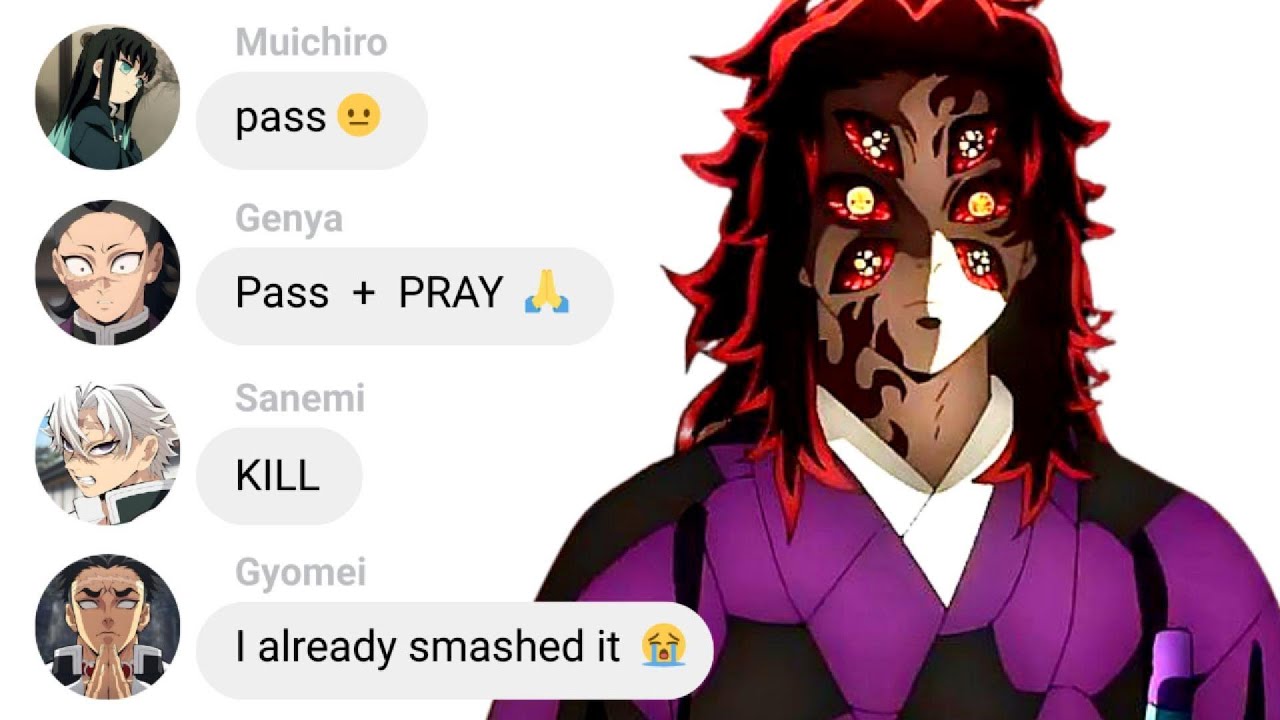 If Demon Slayer Characters Played Smash or Pass (UPPER MOONS EDITION) | Demon Slayer Text Story