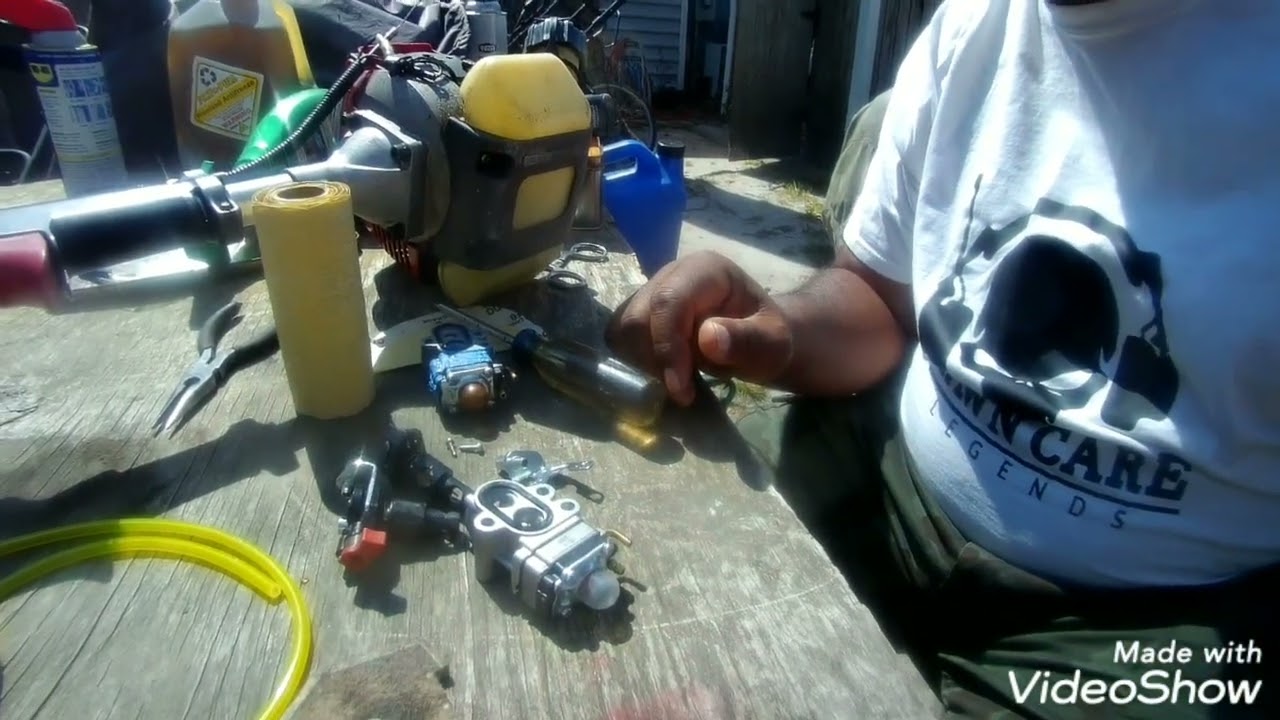 Repairing Kawasaki KFTR27A trimmer with HIPA Carb