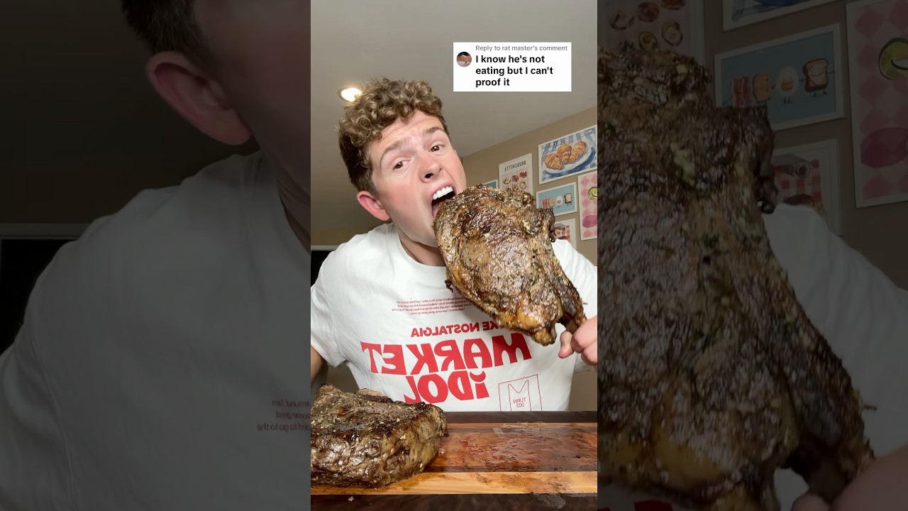 Eating Tomahawk Steak For The ENTIRE Day! (Full Eating Video)