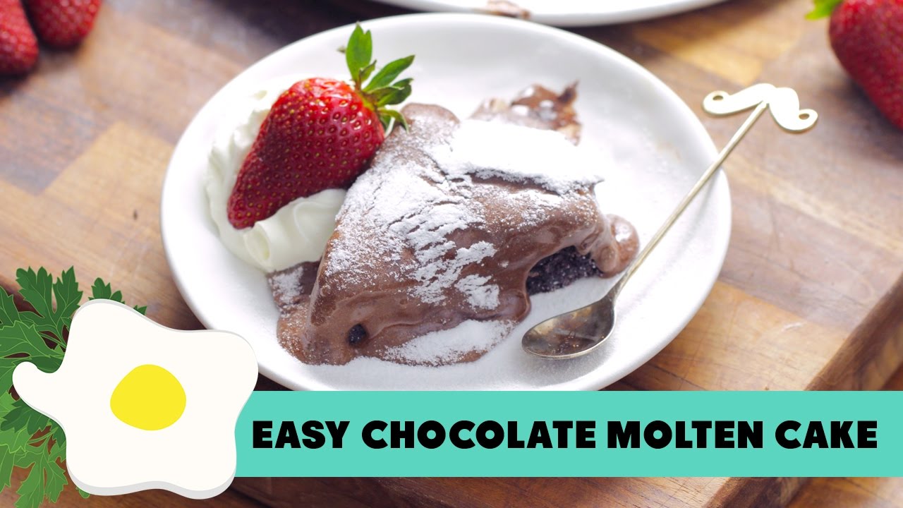 Resep Easy Chocolate Molten Cake