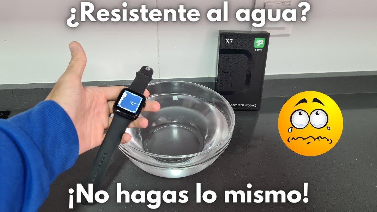 El gran error que cometí con mi smartwatch X7: Mojarlo