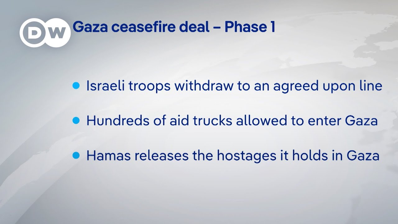 How will Phase 1 of a Gaza ceasefire play out? | DW News