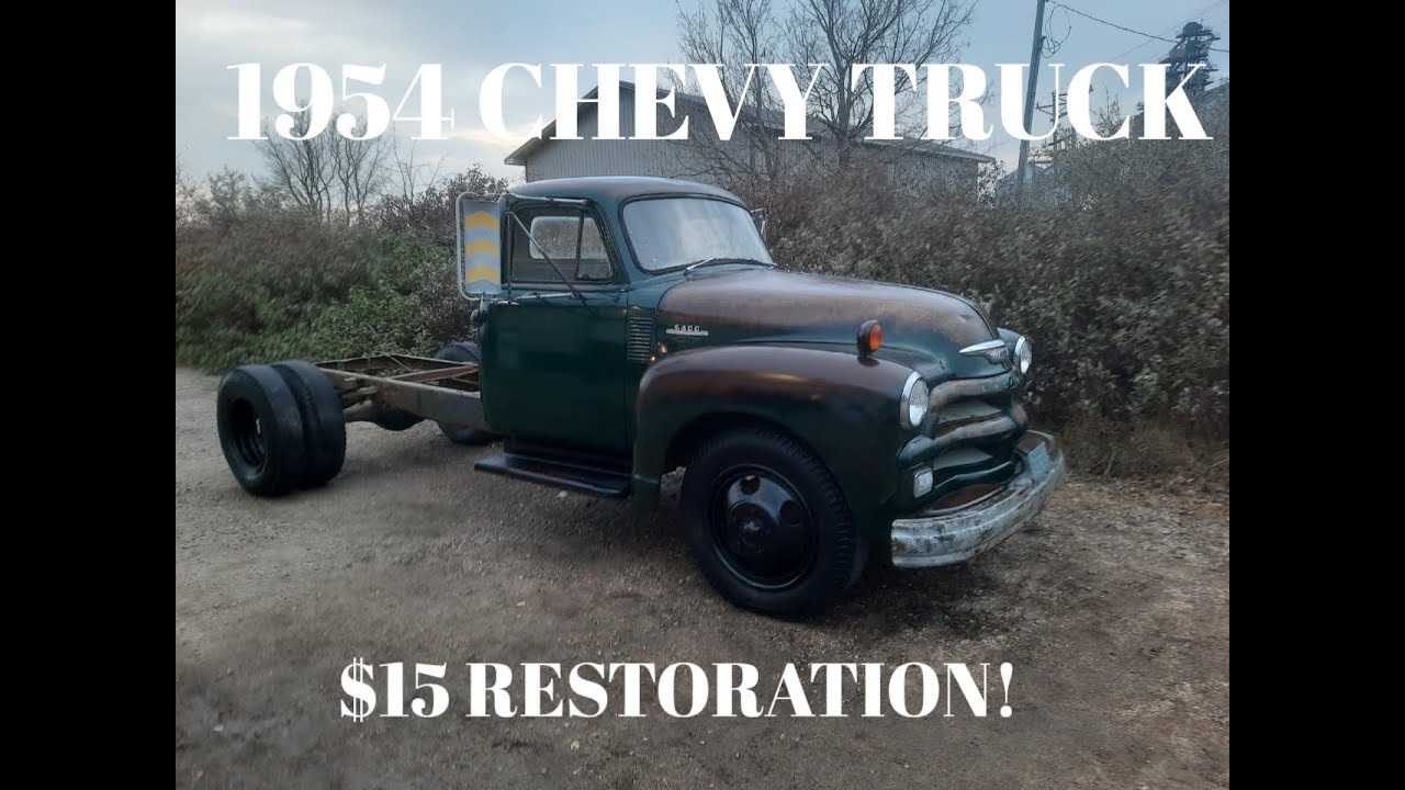 $15 TRUCK RESTORATION!! 1954 CHEVY.