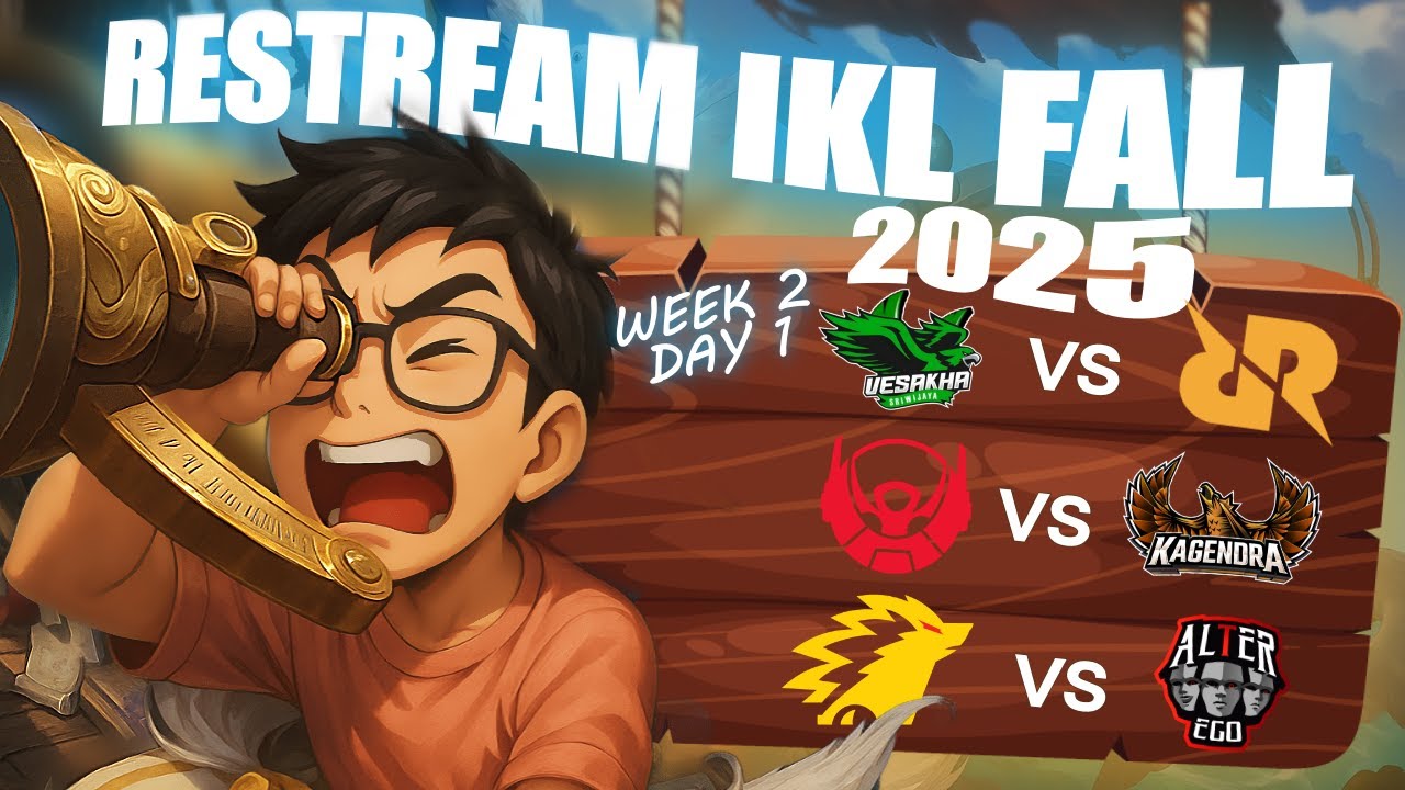 RESTREAM IKL FALL 2025 DAY 1  - HONOR OF KINGS #SemuaBisa #IKL #HOKID #HonorOfKings