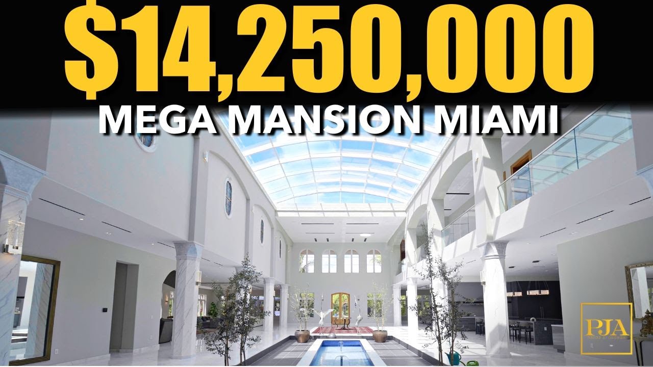 Inside a $14,250,000 MEGA MANSION in Miami Florida | Peter J Ancona