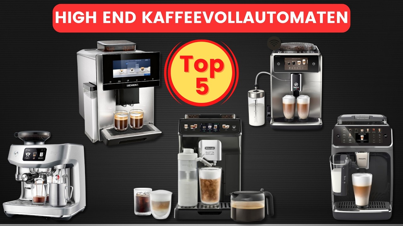 Die 5 besten Kaffeevollautomaten 2025: Der ultimative Vergleich!