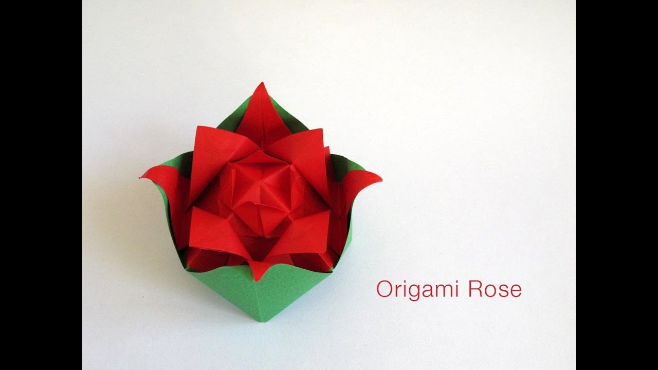 Origami Nested Rose