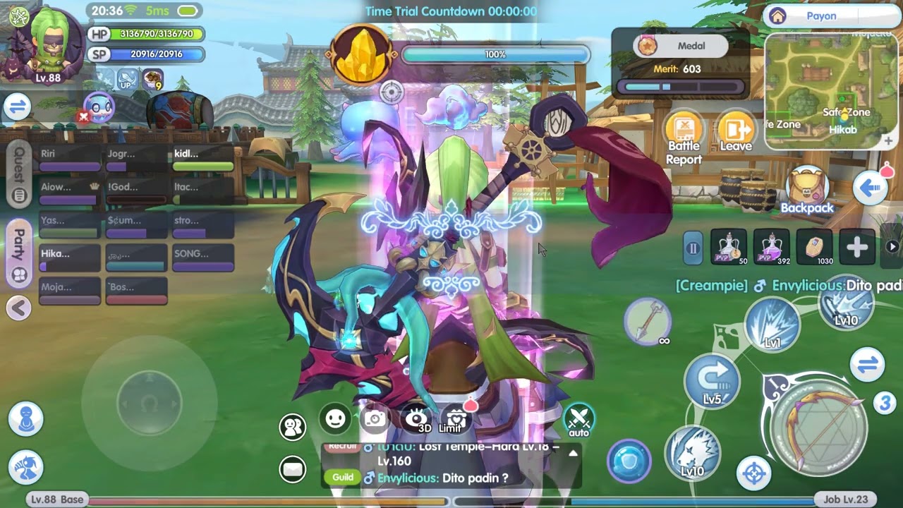 ROX SEA | LOW STAT RANGER FULL GVG | 6/12/25 #rox #ragnarokxnextgeneration