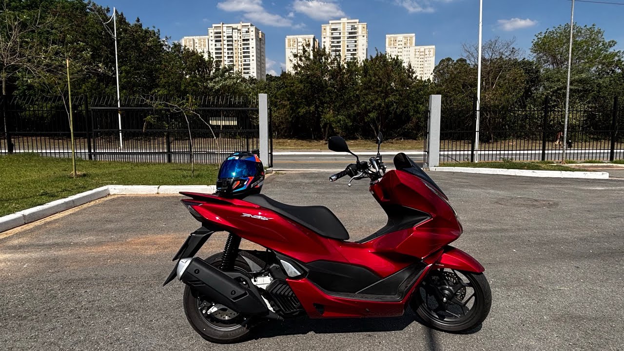 PILOTANDO MINHA PCX 2025 VERMELHA - MOTOVLOG DE PCX - HONDA PCX 160.