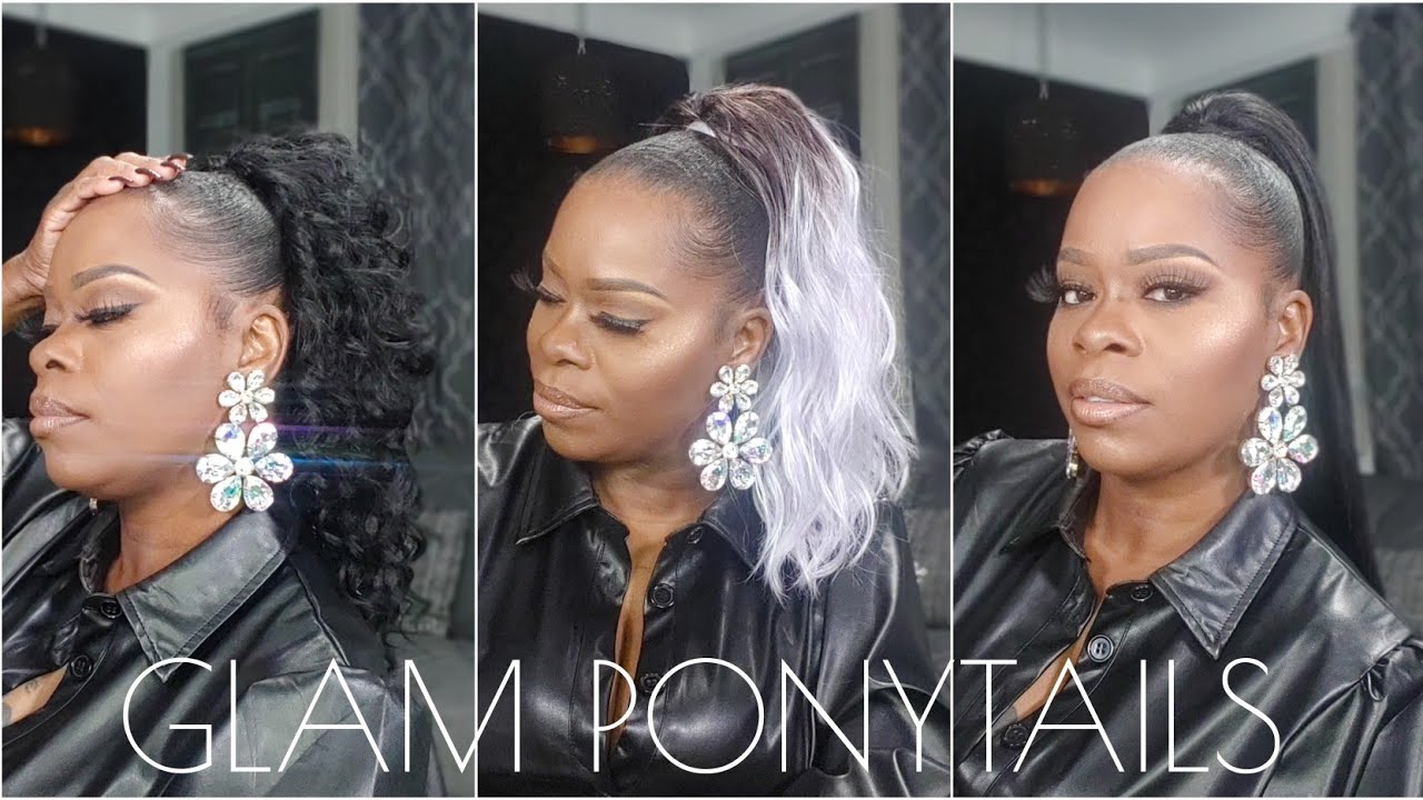 GLAM DRAWSTRING PONYTAILS!!! ALL UNDER $14🔥🔥🔥