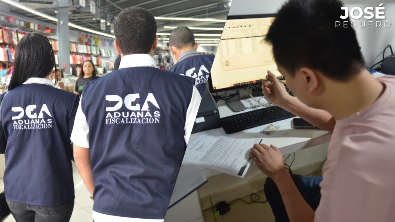 Tiendas chinas contra la pared en República Dominicana