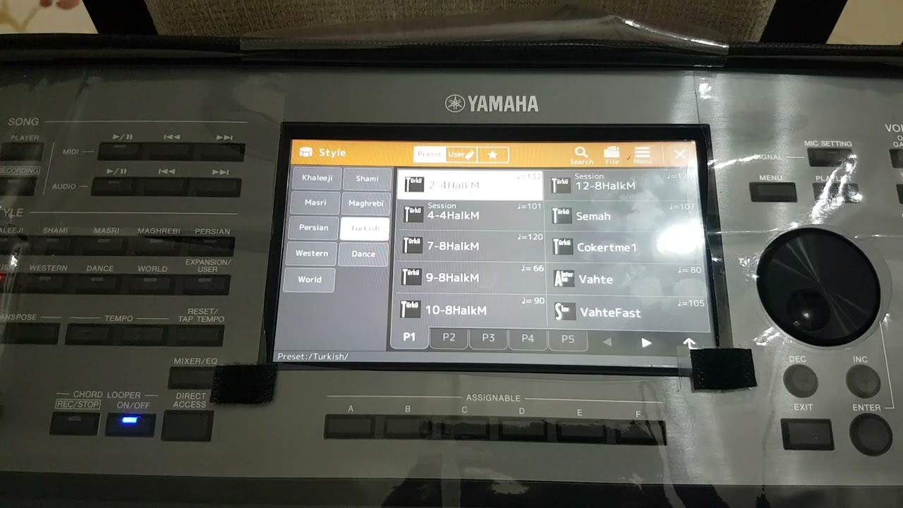 YAMAHA A 5000 RİTİM AYARI