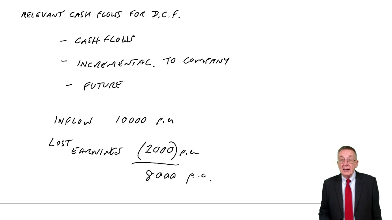 ACCA F9 Relevant Cash Flows for DCF Relevant Costs (example 1)