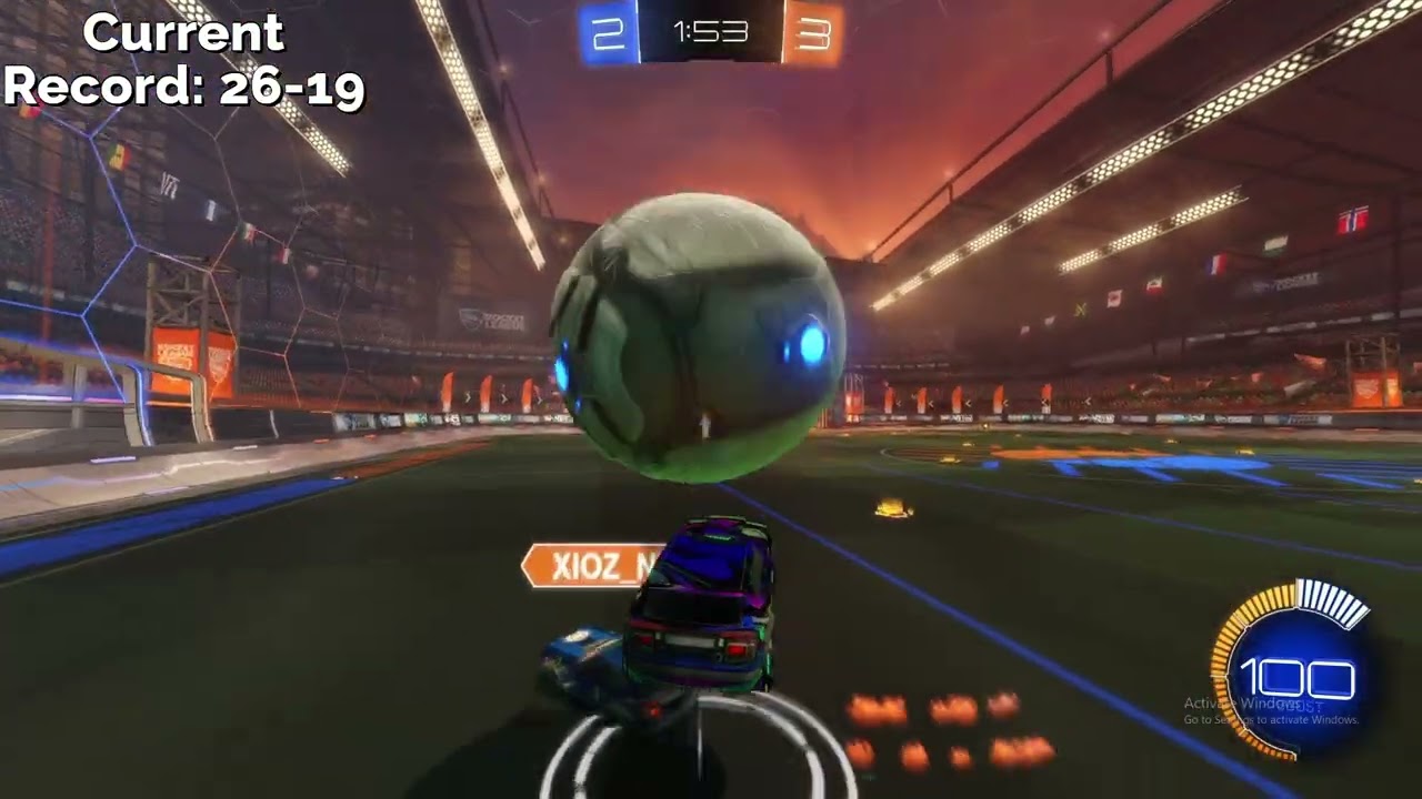 Learning French Swear Words In Rocket League : 1 1v1 Every Day Until I Git Gud Ep.47