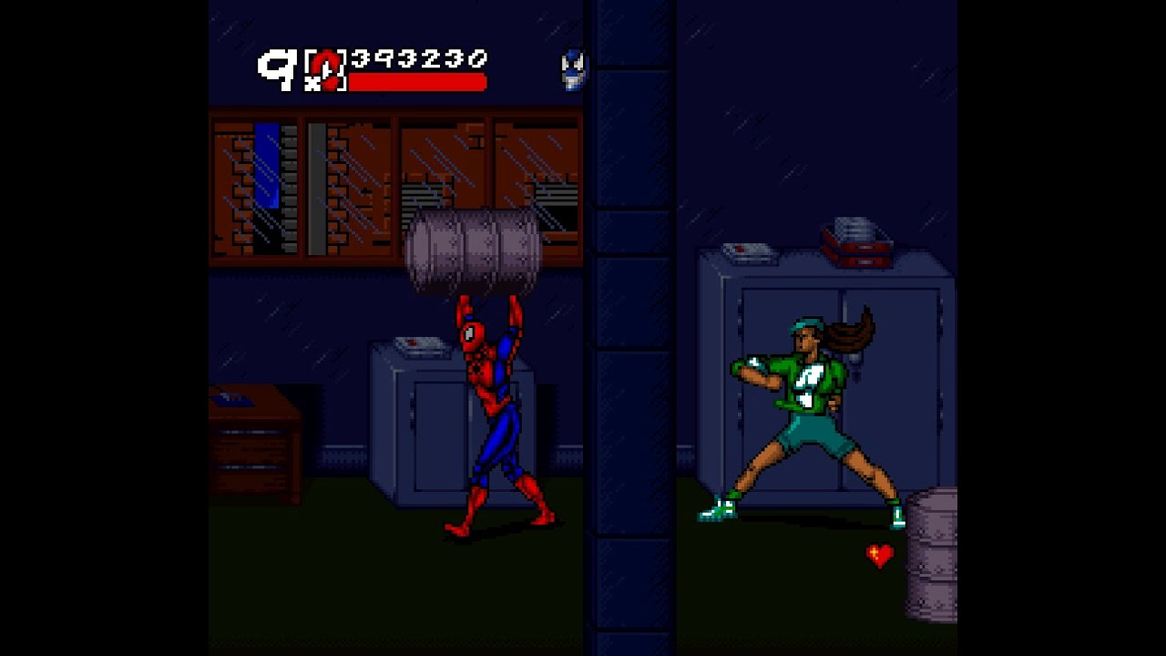 Spider-Man and Venom: Maximum Carnage (SNES) All Secret Rooms