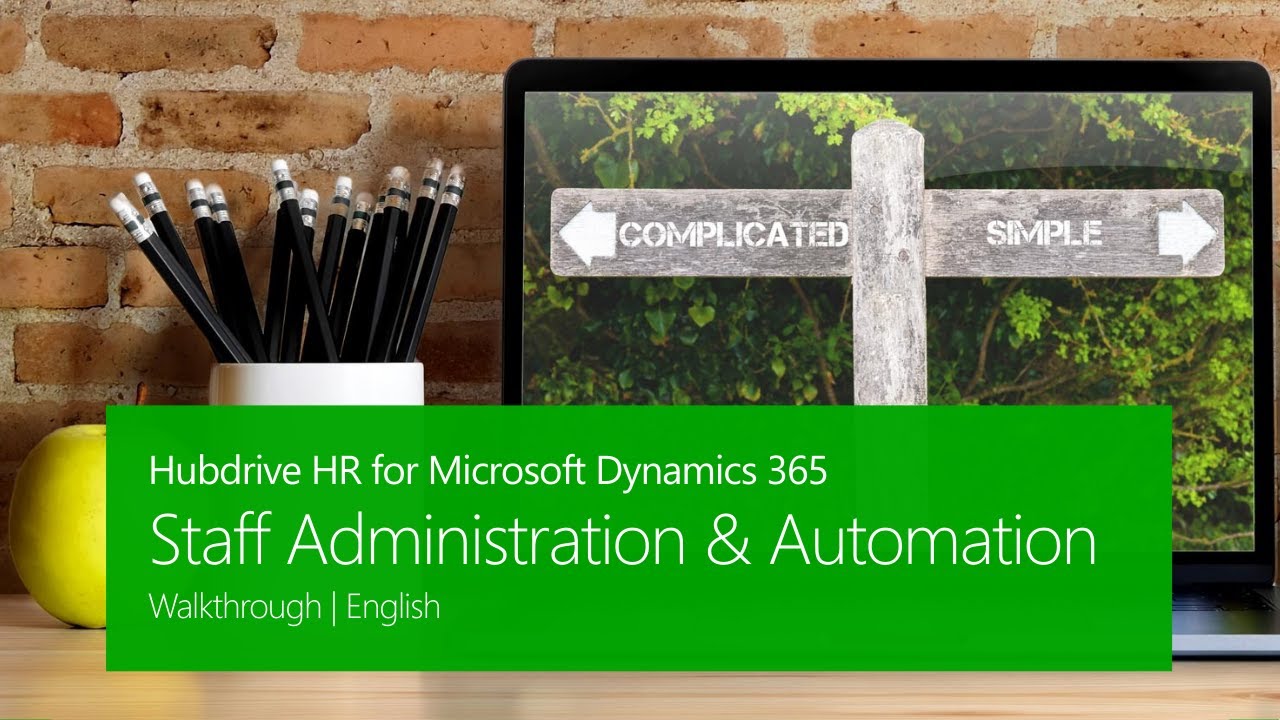 Staff Administration & Automation for Microsoft Dynamics 365 - Walkthrough English