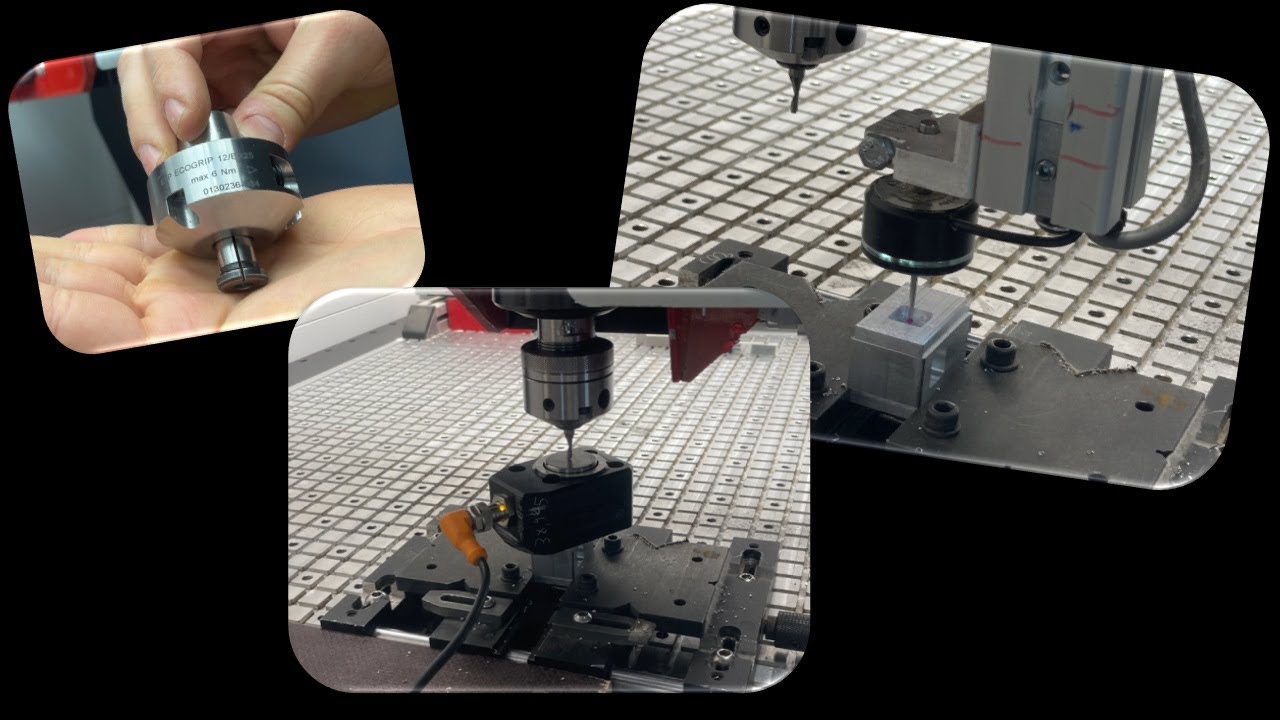 Kalibrierung eines 3D Taster + Werkzeuglängensensor + Montage Hydro-Dehn-Spanneinheit ECOGRIP ER