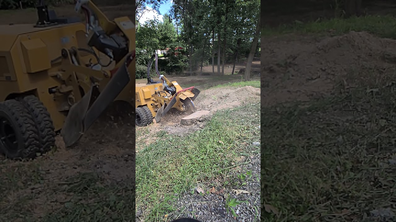 Rayco RG80 Remote Controlled Stump Grinder Ultra Slow Motion #work #lawncare #landscaping