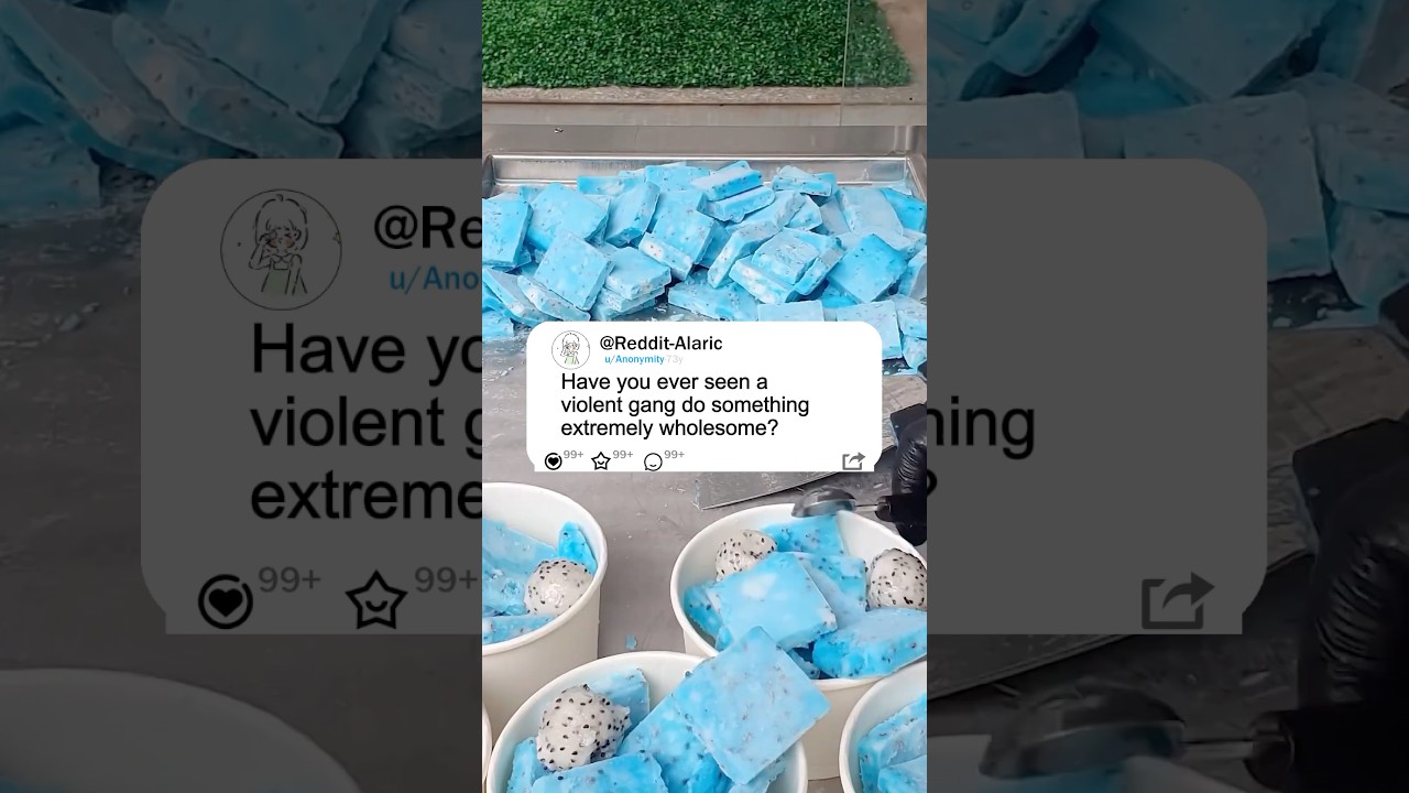 violent gang do something extremely wholesome?#story #storytime #reddit