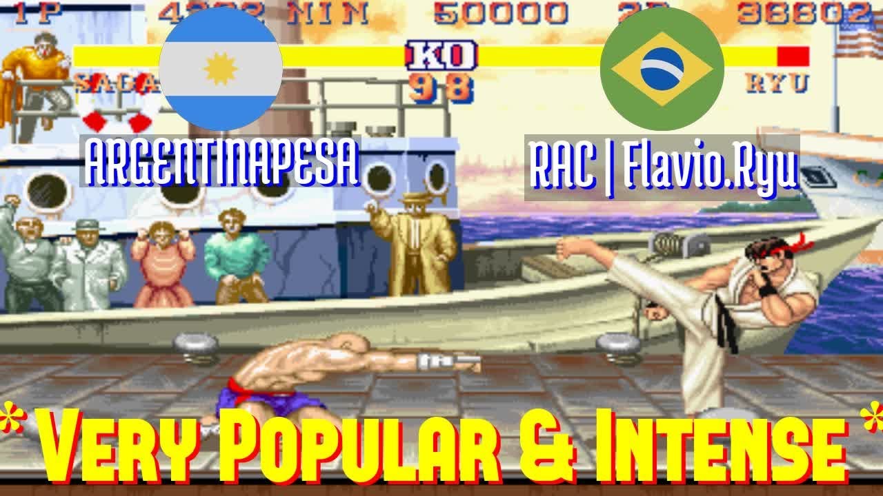 FT5 @sf2ce: ARGENTINAPESA (AR) vs RAC | Flavio.Ryu (BR) [Street Fighter II CE Fightcade] Mar 15
