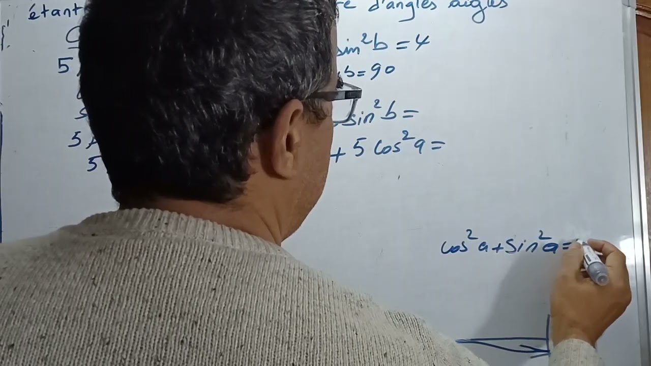 Relations trigonométriques 3eme année collège 
