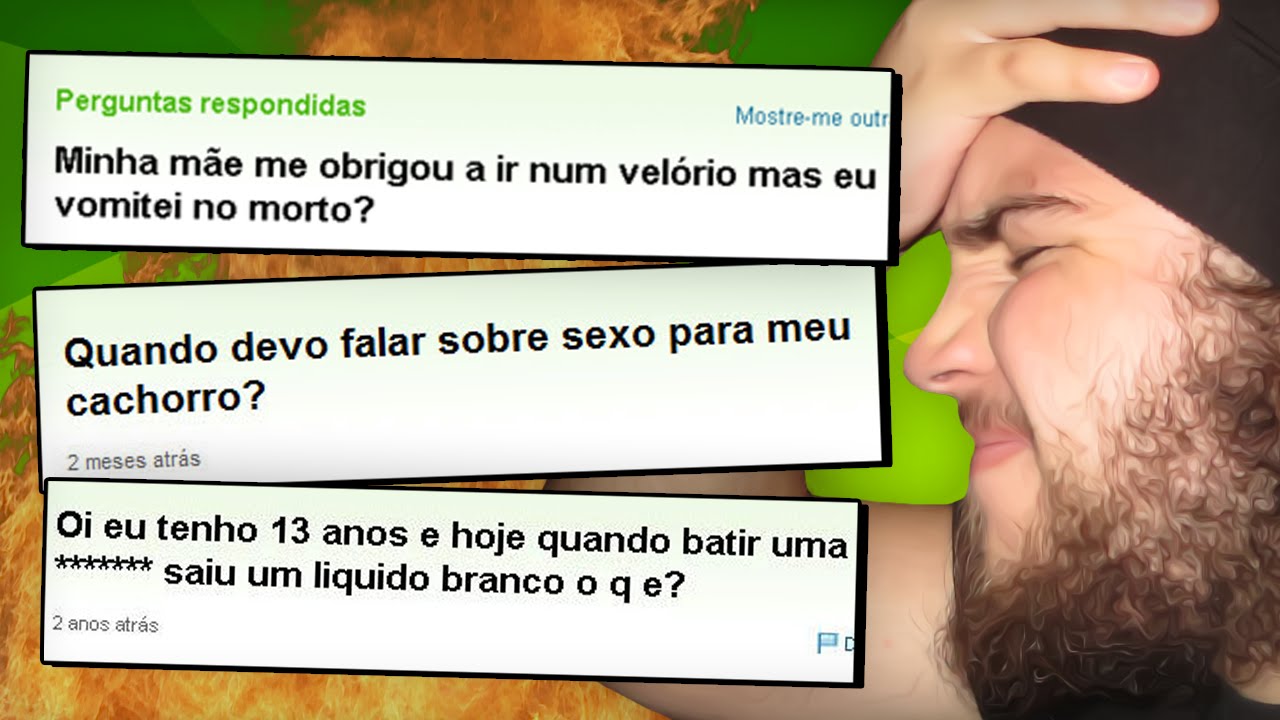 PERGUNTAS ESTÚPIDAS DO YAHOO RESPOSTAS