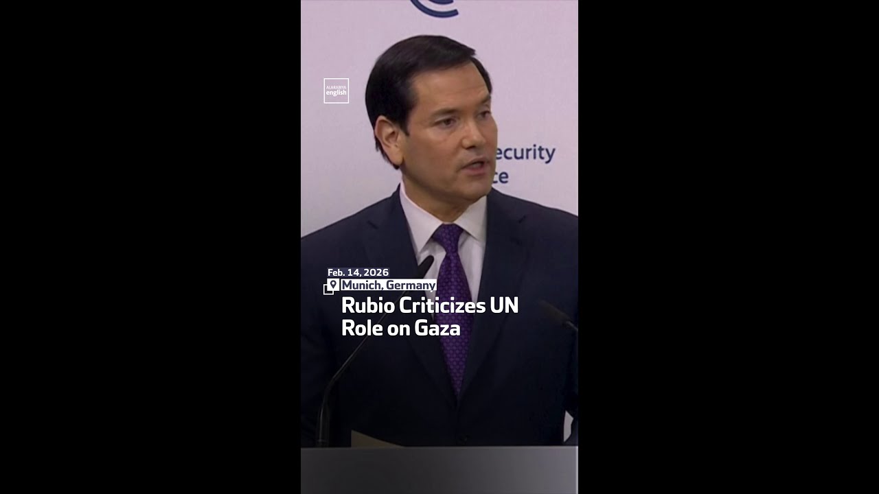Rubio Criticizes UN Role On Gaza