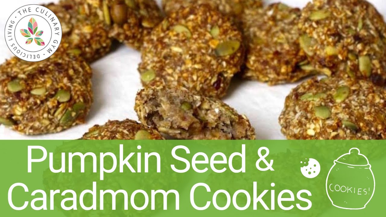 Cardamom & Pumpkin Seed Cookies | Delicious Living with Katie Mae