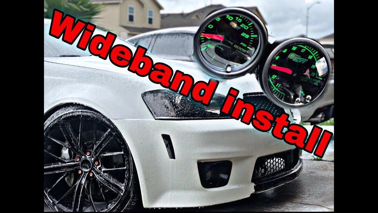 wideband gauge and boost gauge install on my pontiac g8
