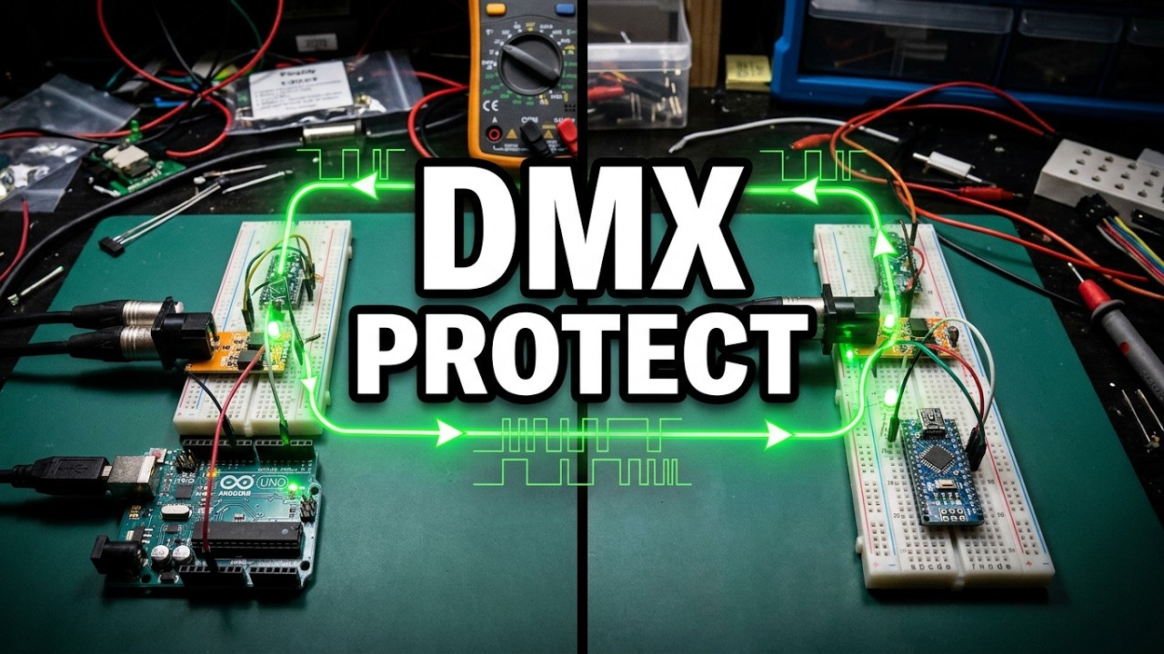 DMX512 RS485 to 3.3v/5v Isolated Interface