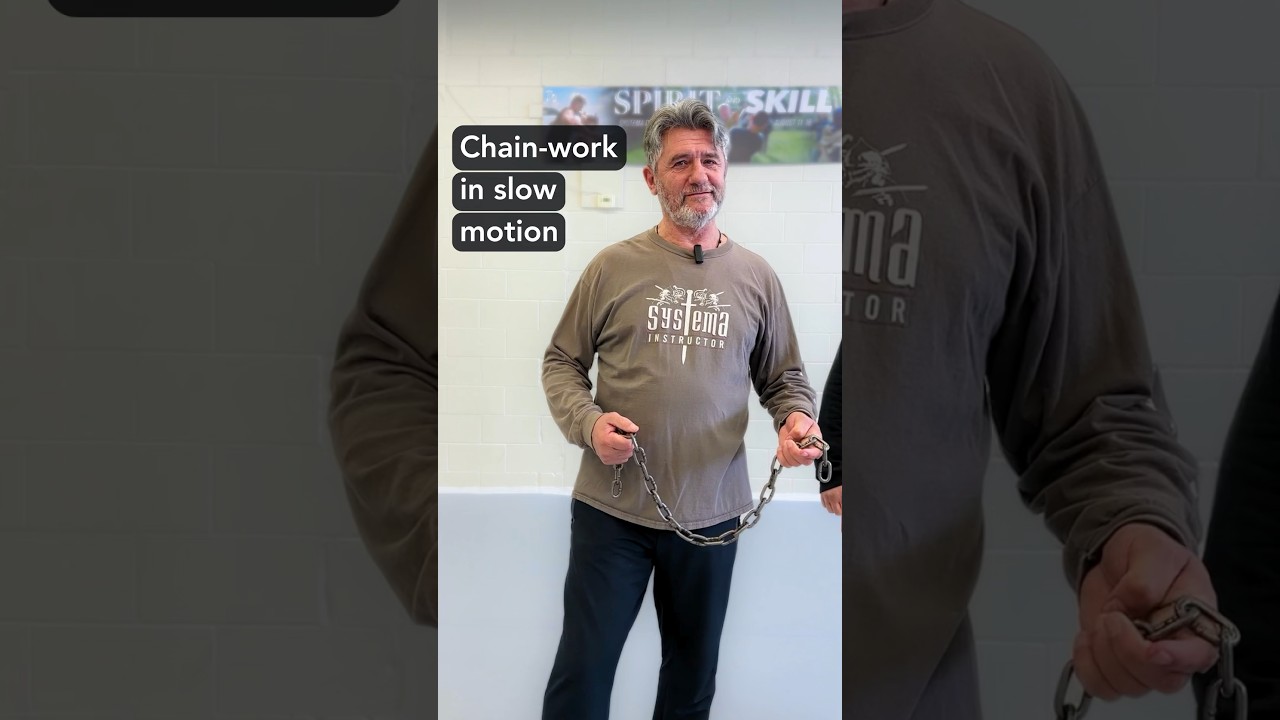 Chain-work in slow motion.