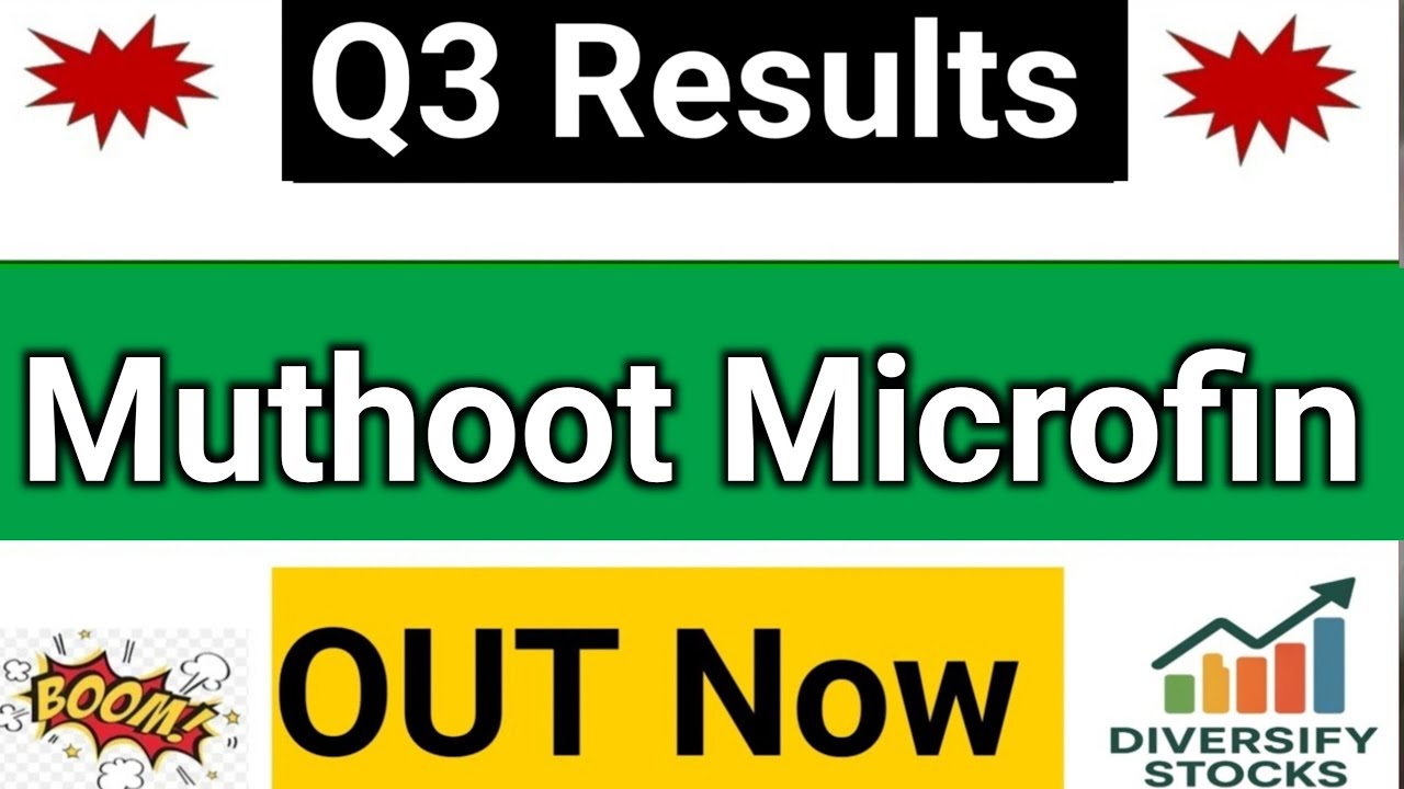 Muthoot Microfin Q3 Results 2026 | Muthoot Microfin share latest news | Muthoot Microfin Results