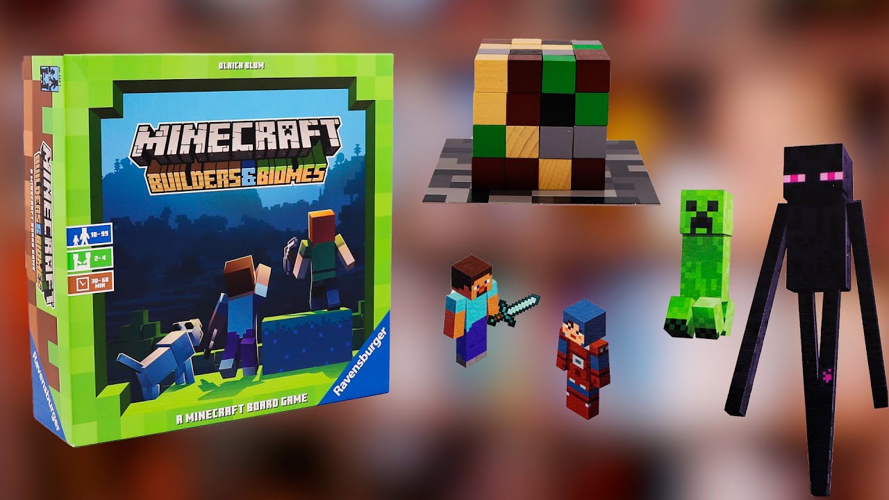 Dés mots d'un jeu Express - Minecraft Builders & Biomes - Présentation rapide