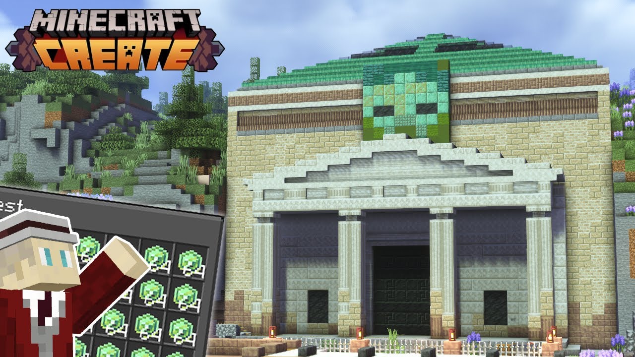 I Built A MOB/XP Farm For My Colony In Minecraft Create Mod