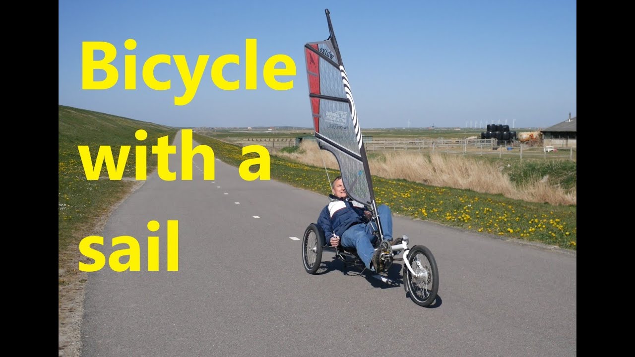 Sailing on a bicycle
