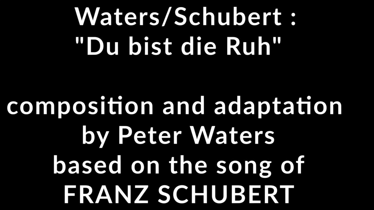 Waters/Schubert : 