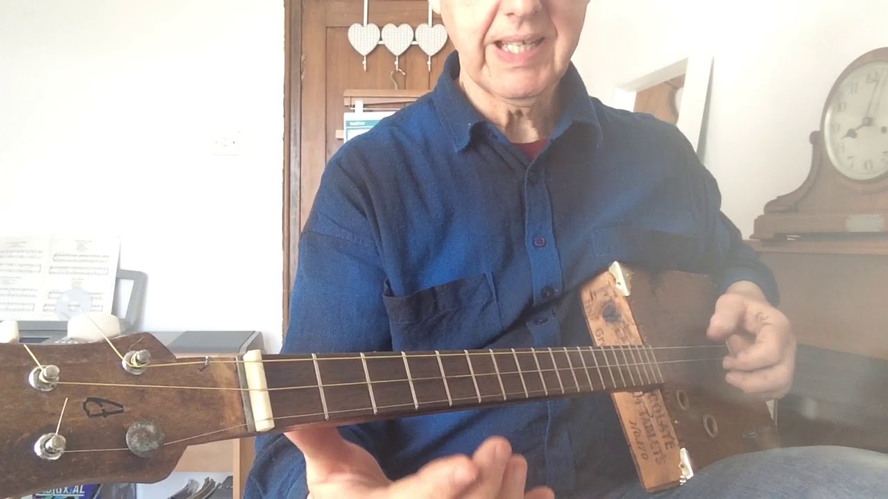 Cigarbox guitar tutorial  “Baby please don’t go”