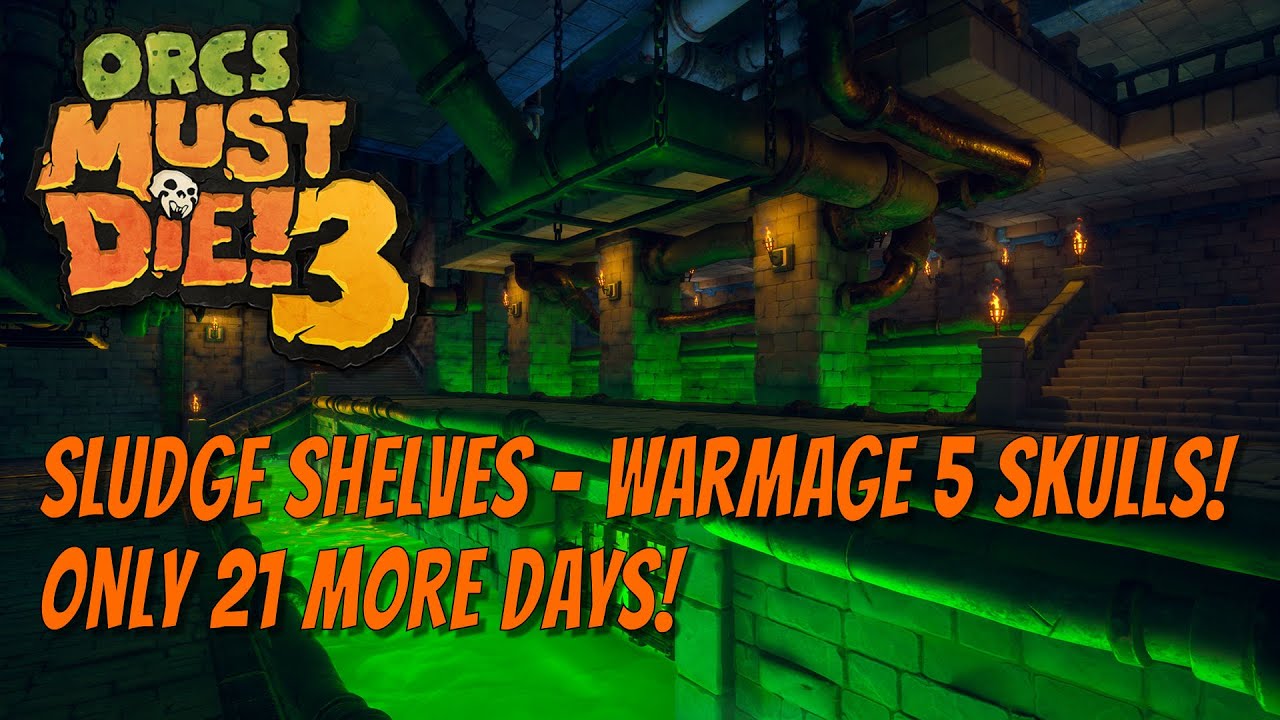 OMD3 Sludge Shelves 5 Skulls - 21 More days till Steam / Xbox/ PS!