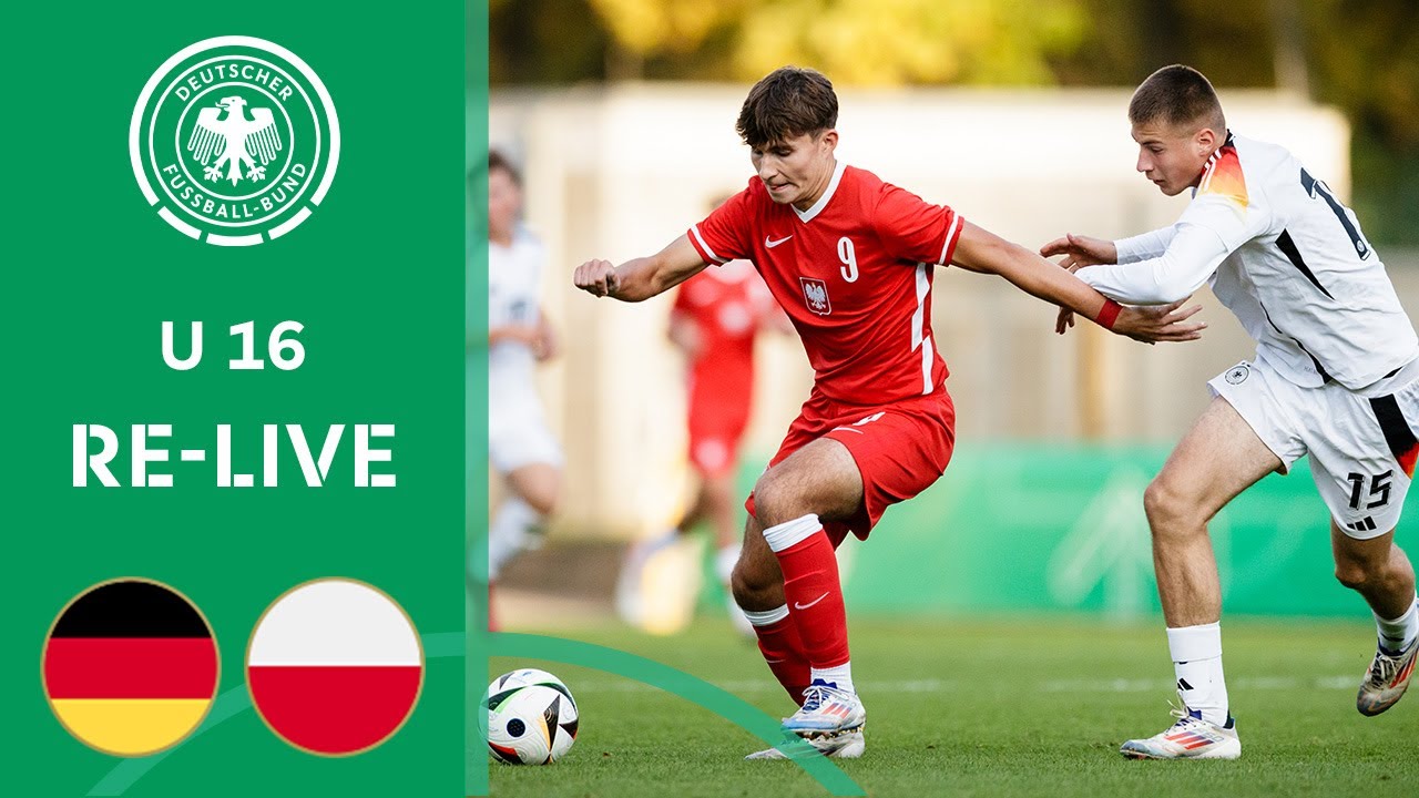 Deutschland vs. Polen | Re-Live | U 16 Nationalmannschaft