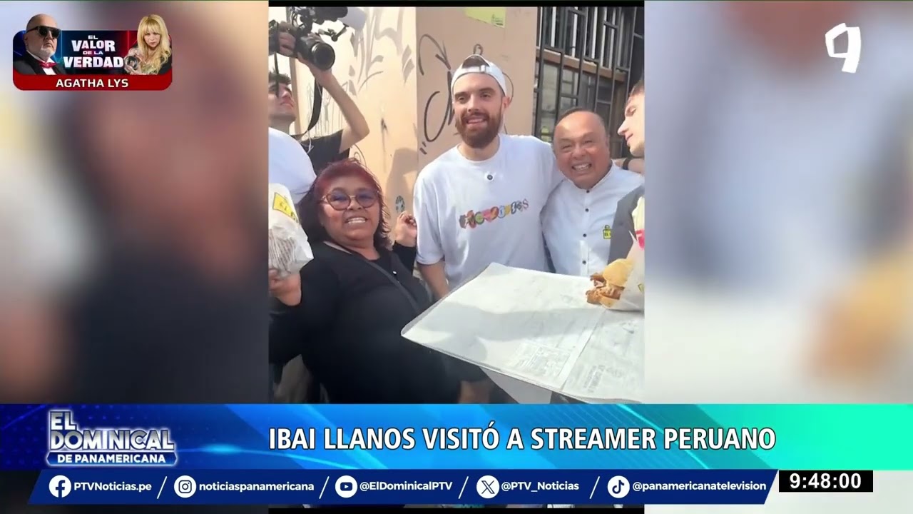 Ibai Llanos llegó a Lima para probar el pan con chicharrón ganador de su “mundial de desayunos”
