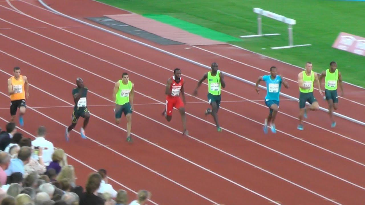 100m IAAF Diamond League Oslo Bislett Games 2014