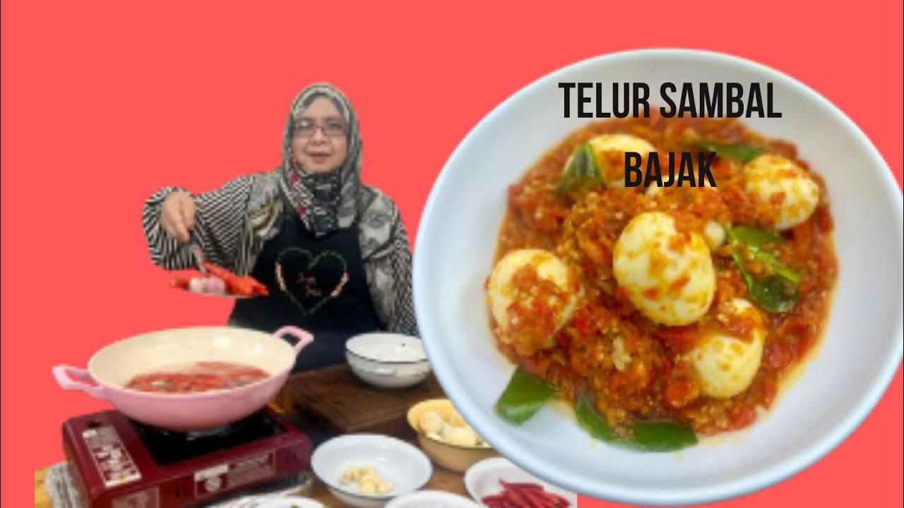 Telur Sambal Bajak Legend | Resepi Kampung Pedas |