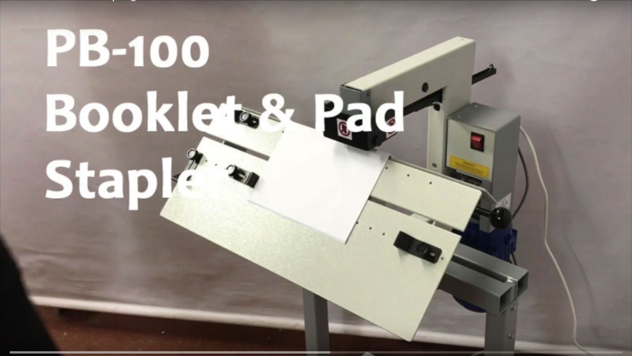 PB-100 Booklet / Stapling Machine