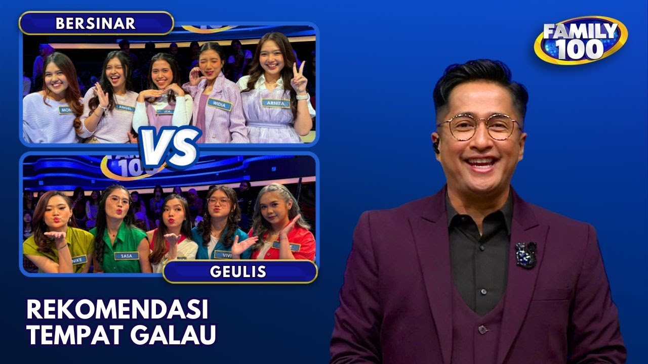 Bersinar & Geulis Spill Rekomendasi Tempat Saat Galau - Family 100 (24/7/24)
