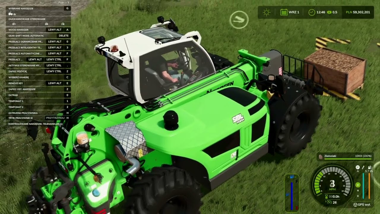 Farming Symulator 25 Gospodarstwo w   Lipinkach  Odc 247 Ziemniaki  dostarczone czekam na chipsy.