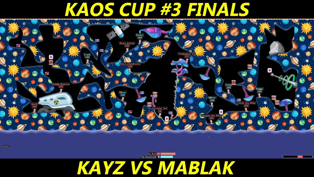Worms Armageddon - Kaos Cup #3 Finals (Kayz vs Mablak)